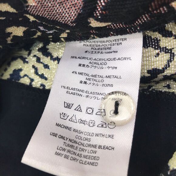 Free People Mod Crop Bootcut Pants in Metallic Black Geometric - Picture 15 of 16